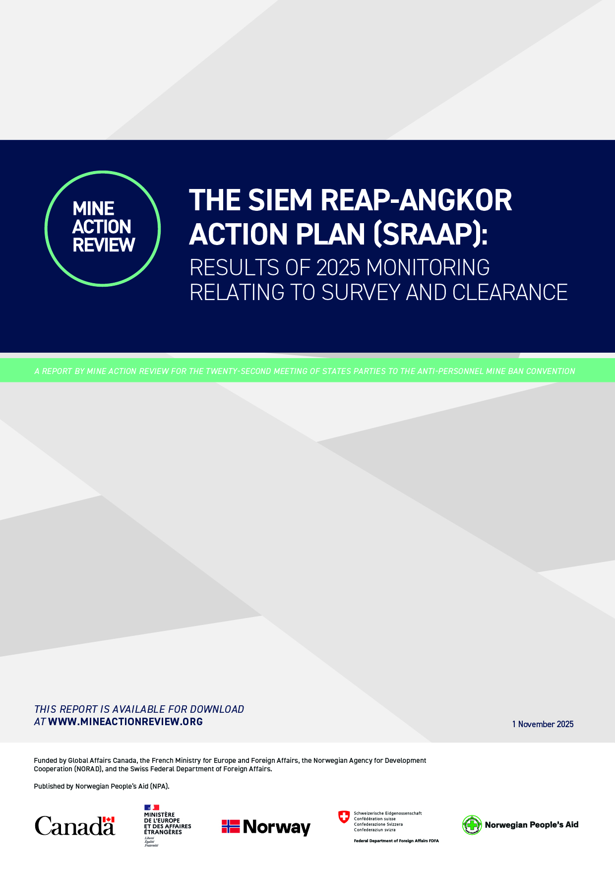 The Siem Reap-Angkor Action Plan (SRAAP) 2025 monitoring