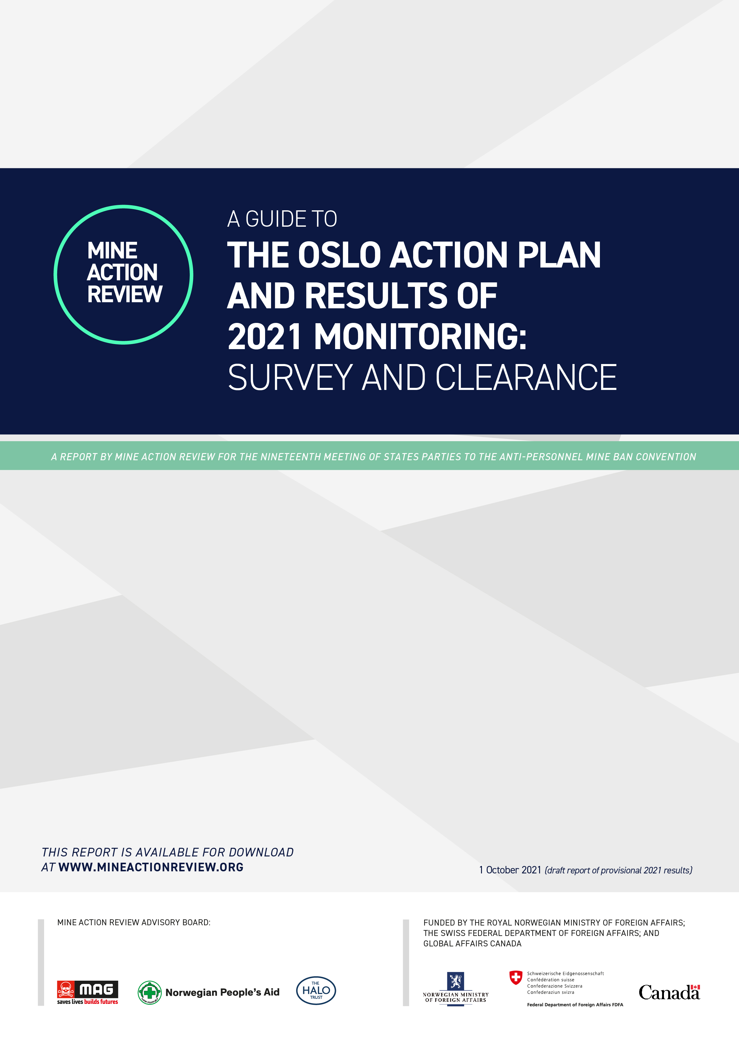 Guide to the Oslo Action Plan and Provisional Results of 2021 Monitoring