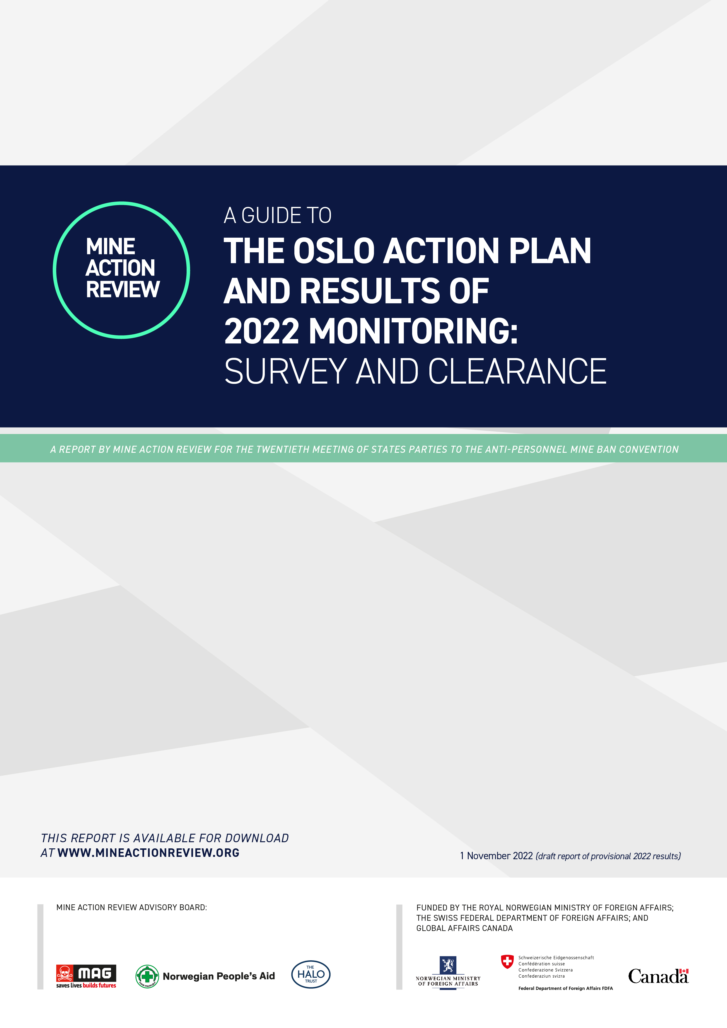 Guide to the Oslo Action Plan and Provisional Results of 2022 Monitoring