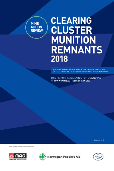 Clearing Cluster Munition Remnants 2018